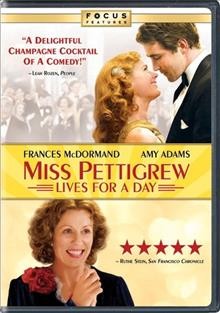 Miss Pettigrew lives for a day [video recording DVD] / Focus Features presents a Kudos Pictures and Keylight Entertainment Productions ; produced by Nellie Bellflower, Stephen Garrett ; screenplay by David Magee and Simon Beaufoy ; directed by Bharat Nalluri.