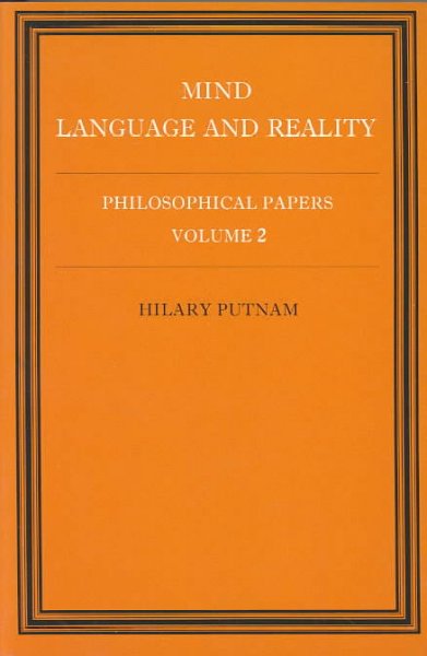 Mind, language, and reality / Hilary Putnam.