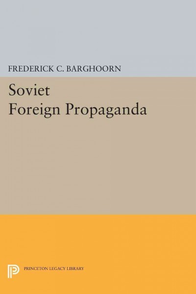 Soviet foreign propaganda.